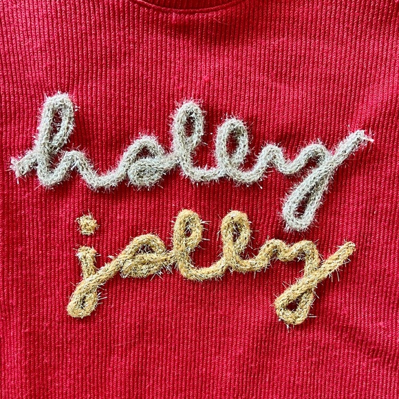 Hayden Girls Holly Jolly Holiday Christmas Sweater - Picture 4 of 6